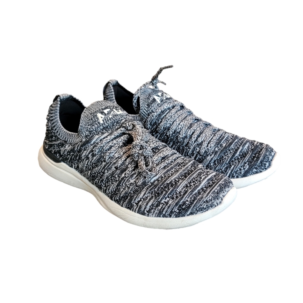 Apl Women's Techloom Wave Heather Grey/Black/White Size 7
